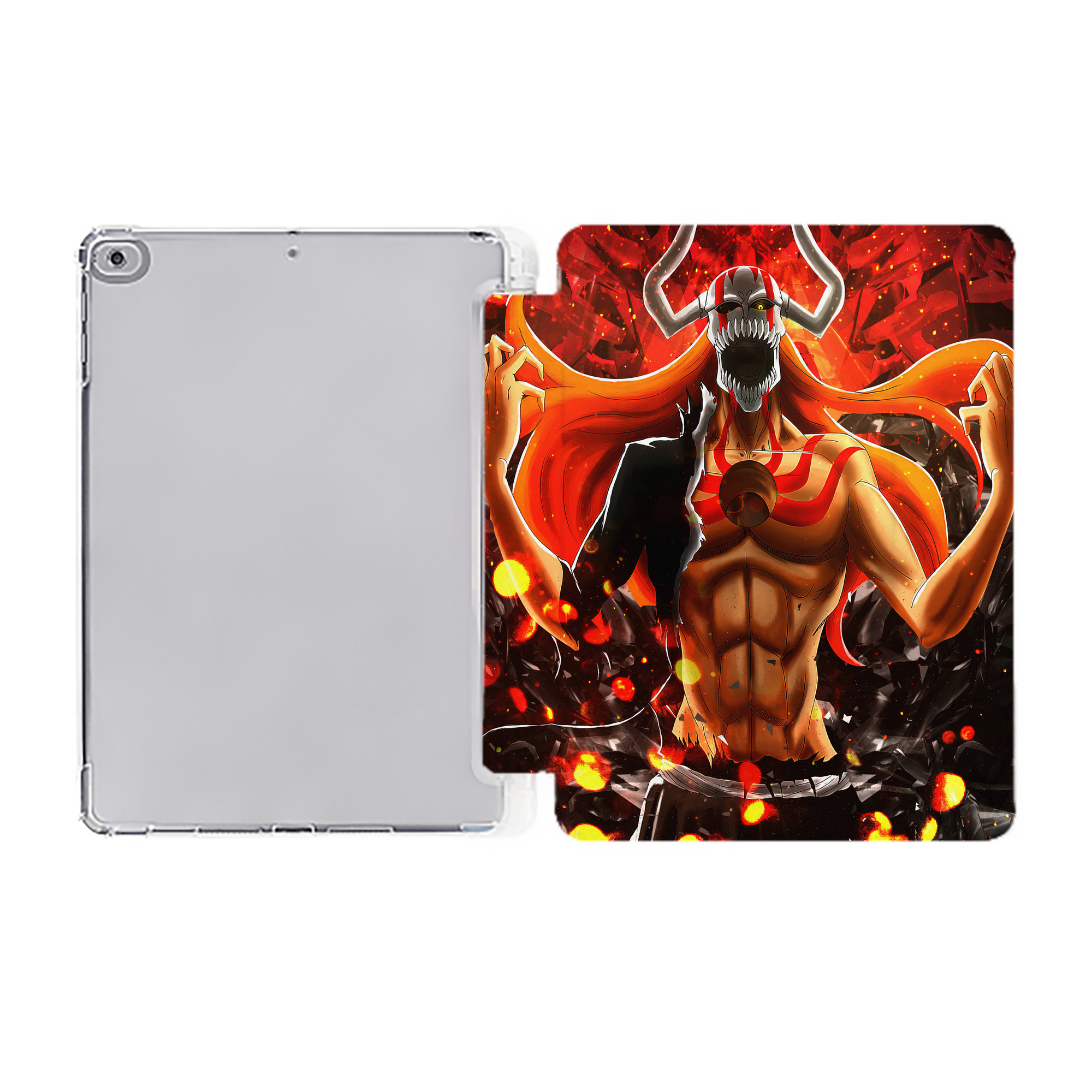 （画像用） ブリーチ BLEACH IPad ケース ペン収納付き 三つ折りスタンド PUレザー×シリコン 対応機種9.5/10.5/10.9インチ